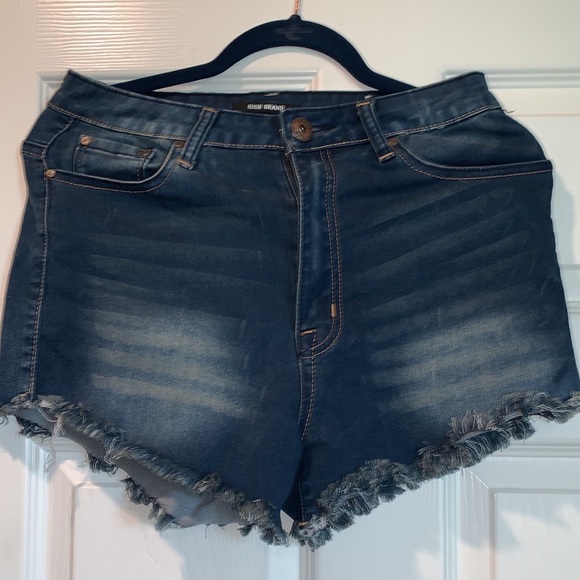 High brand denim cut off shorts - Picture 1 of 2